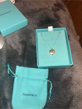 Brand New Tiffany & Co. Sterling Silver ’R' Pendant